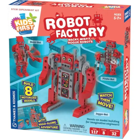 Thames & Kosmos Kids First Robot Factory: Wacky, Misfit, Rogue Robots {1}