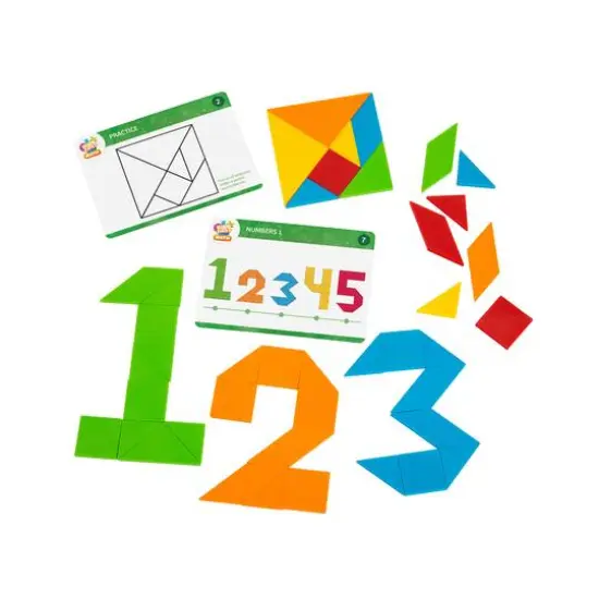 Thames & Kosmos Tangram Shapes Math Kit with Activity Cards {4}