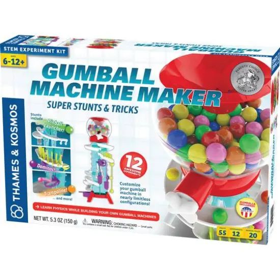 Thames & Kosmos Gumball Machine Maker Super Stunts & Tricks Kit {1}