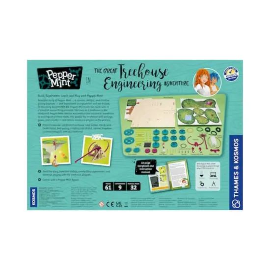 Thames & Kosmos Pepper Mint in the Great Treehouse Engineering Adventure Kit {4}
