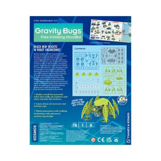 Thames & Kosmos Gravity Bugs&trade; Free-Climbing MicroBot {3}