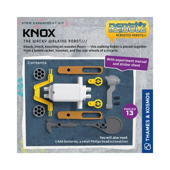 Thames & Kosmos ReBotz: Knox The Wacky Walking Robot {3}