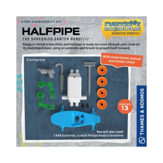 Thames & Kosmos ReBotz: Halfpipe The Shredding Skater Robot {4}