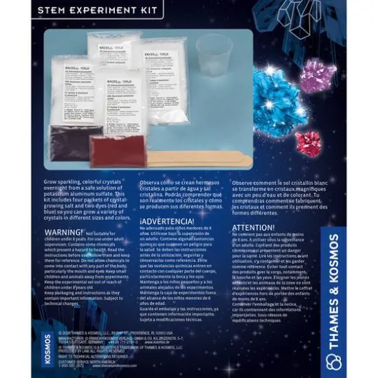 Thames & Kosmos Crystal Growing: 3L Version {3}