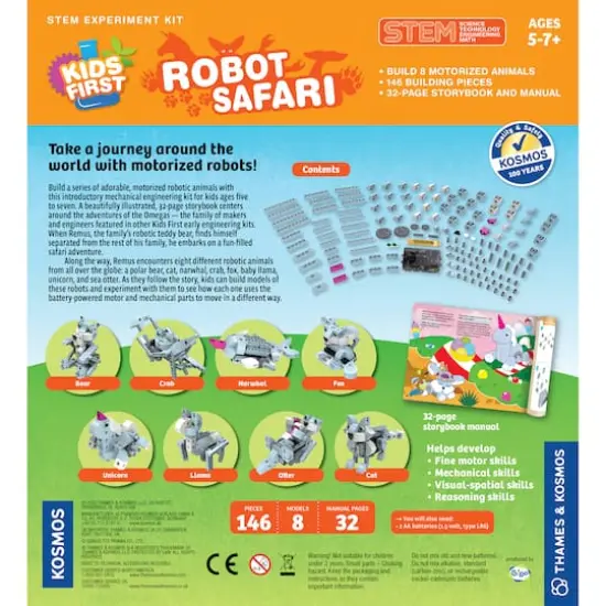 Thames & Kosmos Kids First: Robot Safari Introduction to Motorized Machines {4}