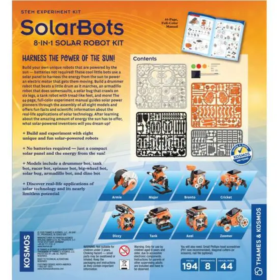 Thames & Kosmos SolarBots: 8-in-1 Solar Robot Kit {3}