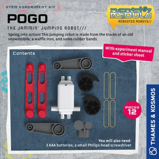 Thames & Kosmos ReBotz: Pogo The Jammin' Jumping Robot {3}