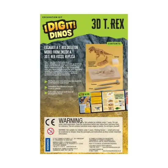 Thames & Kosmos I Dig It! Dinos: 3D T. Rex Excavation Kit {3}