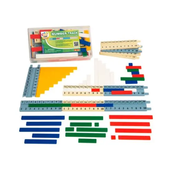 Thames & Kosmos Number Track Math Kit with Lesson Guide {5}